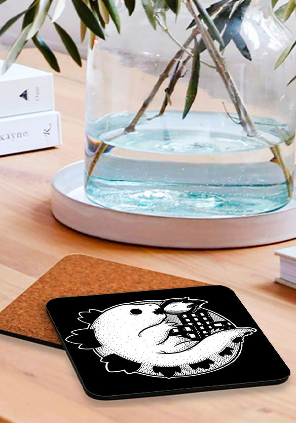 Pastel Baby Kaiju-Themed Cork Coasters Set of 6