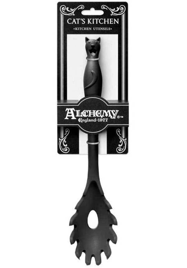 Black Cat Design Kitchen Pasta Spoon - A Must - Have Cooking Utensil