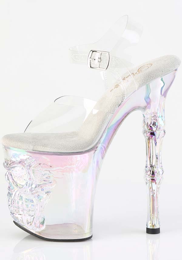 PREORDER - RAPTURE-808HT Clear Platform Heels for a Stunning Look