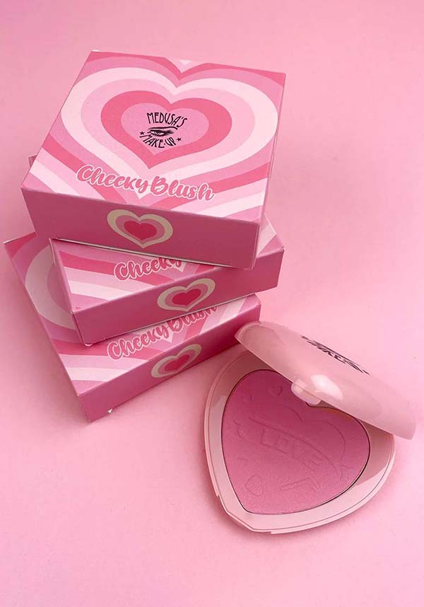 Adorable Vegan Sweet Pea Cheeky Heart Blush in Bright Pink