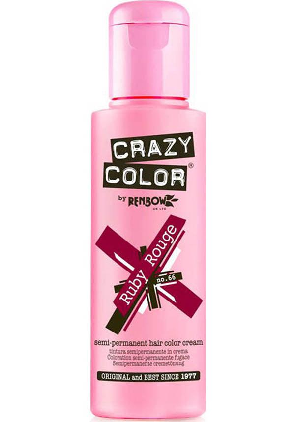 Crazy Colour Ruby Rouge: Semi - permanent Deep Ruby Red Hair Dye