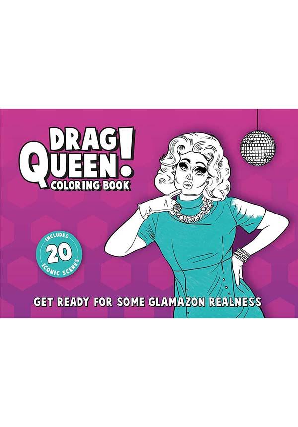 Adult Drag Queen Coloring Book with 20 Iconic Queens
