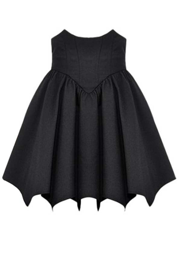 Gothic-Style High Waisted Batwing Skirt for a Dramatic Look