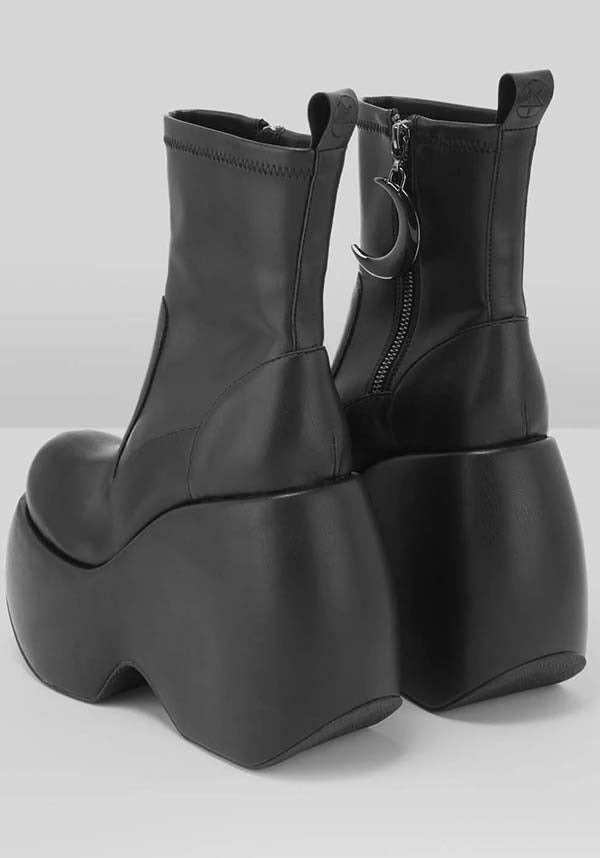Ruins And Remains Statement Textured PU Women's Boots