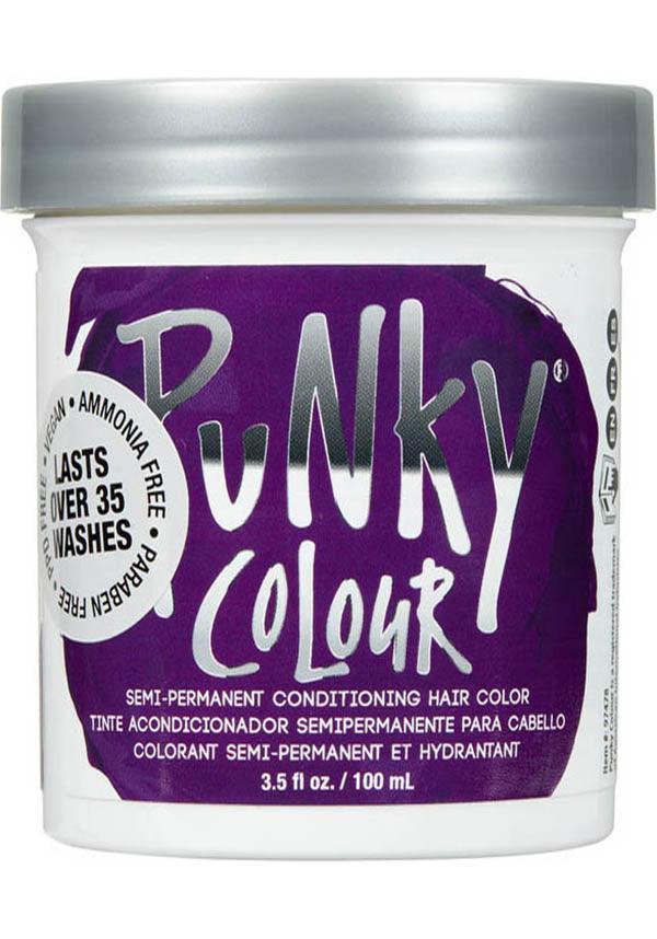 Punky Semi - Permanent Purple Hair Colour Creme for a Vibrant Look