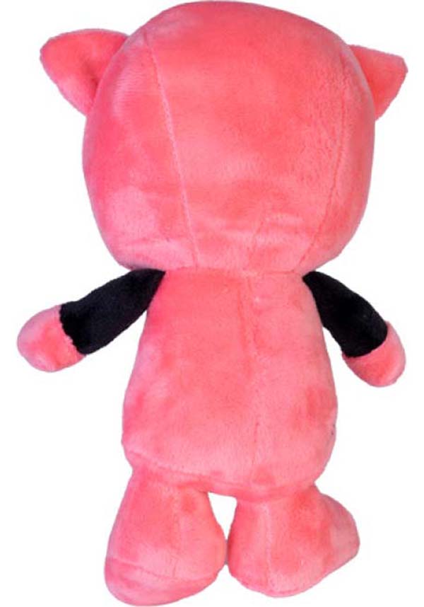 Gus Fink's Bright Pink Cat-Eared Kitix Boogily Heads Plush Toy