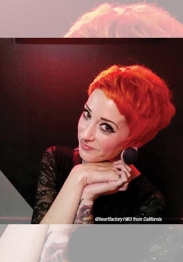 Classic Psychedelic Orange Sunset Semi - Permanent Hair Color