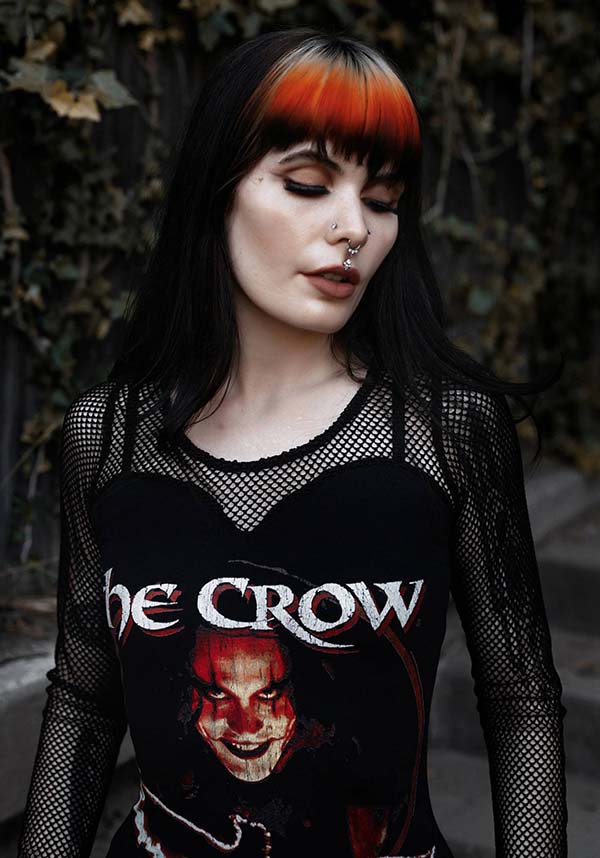 The Crow Inspired Fishnet Dress for Alternative Fashion Lovers