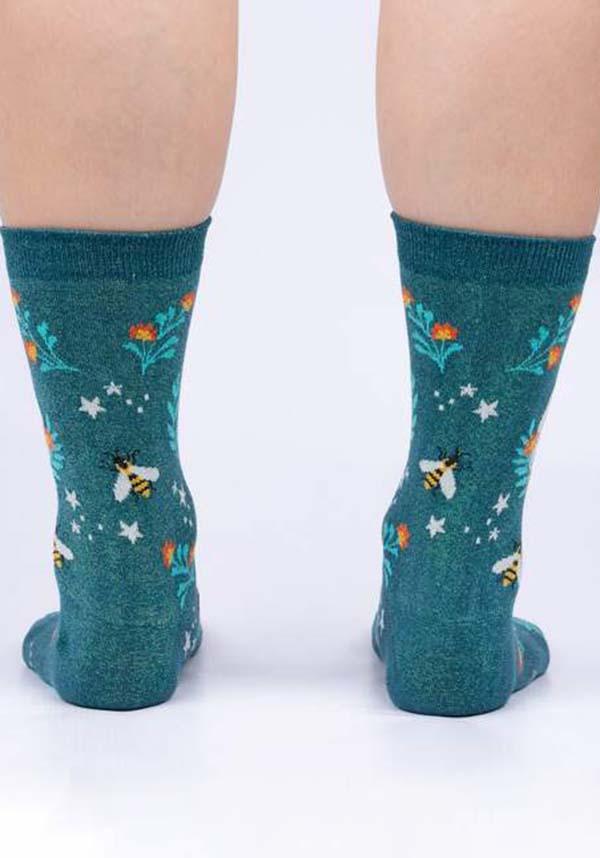 Bee - themed Dazzling Crew Socks for Nature Lovers