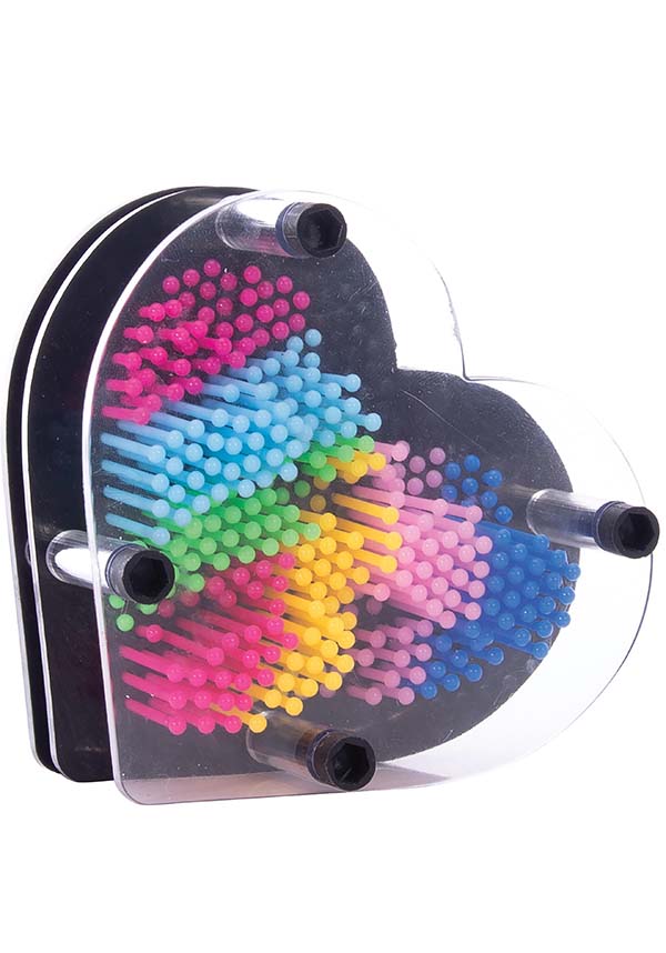 Mini Colorful Rainbow PIN ART Toy with 3 Fun Designs