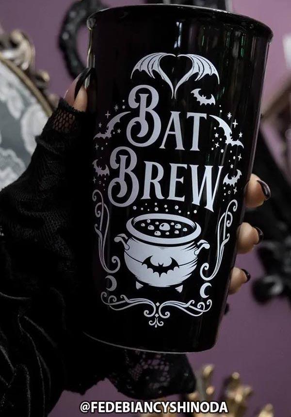 Double Walled Ceramic Travel Mug - Bat Brew Design