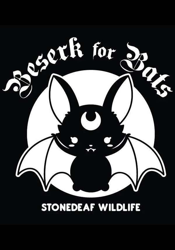 STONEDEAF CHARITY - Beserk for Bats Ladies Fitted T-Shirt