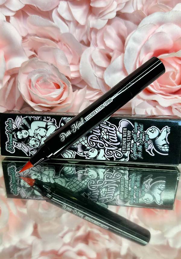 Red Purrmaid Eyeliner Stamp: Ideal for Various Makeup Styles