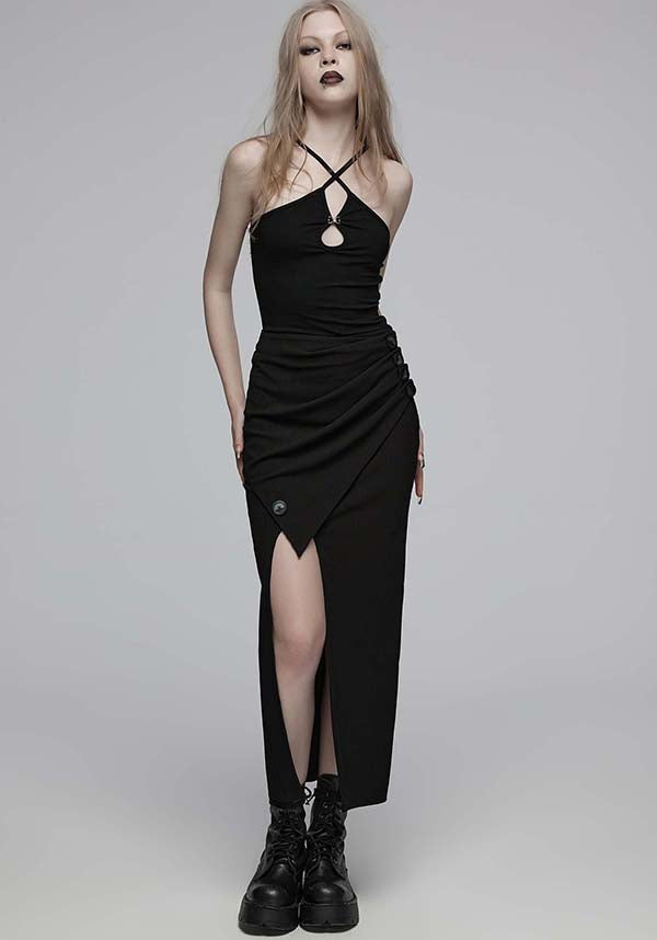 Gothic Seraphina Halter Top for Fashion - Forward Individuals