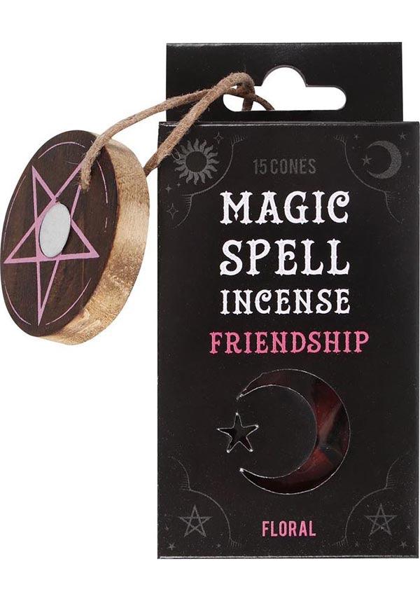 Enchanting Magic Spell Incense Cones with Pentagram Holder