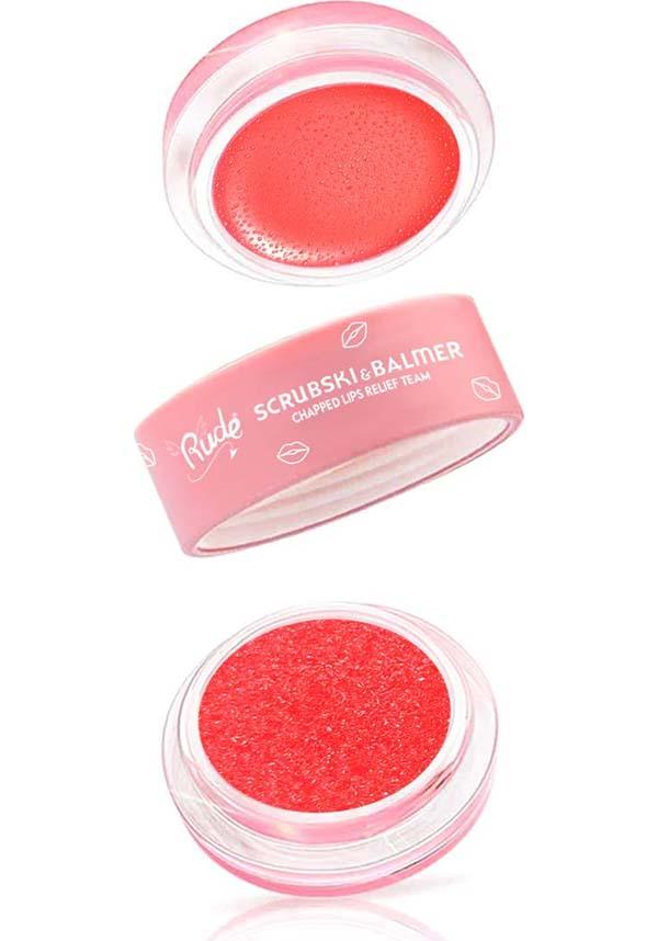 Juicy Peach Flavored Scrubski & Balmer 2-in-1 Lip Scrub and Balm