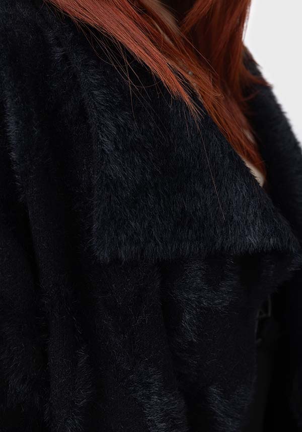 Soft and Fluffy Moon Thread Jacquard Knit Cardigan