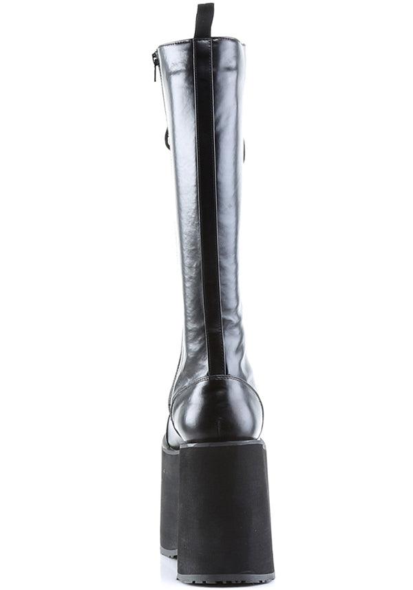 Demonia MEGA - 602 Black Knee - High Platform Boots for Goth Punk Cyber Style (Pre - Order)