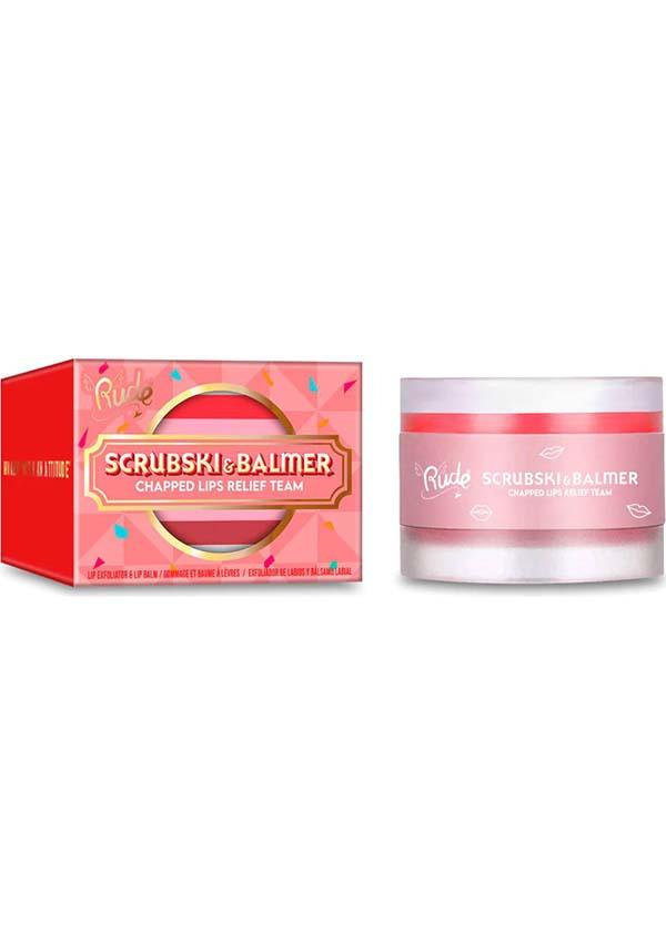 Juicy Peach Flavored Scrubski & Balmer 2-in-1 Lip Scrub and Balm