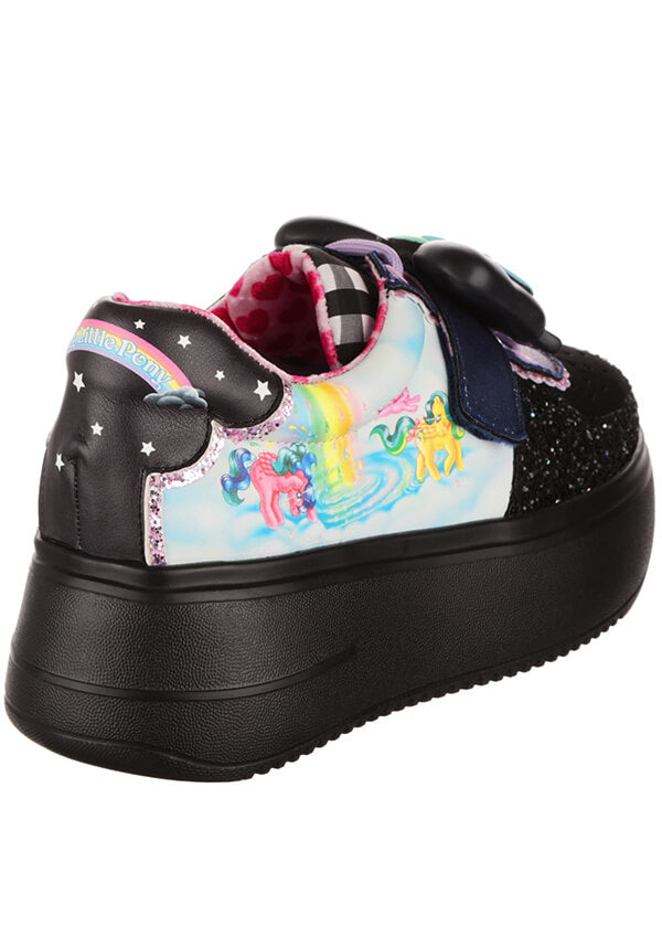 My Little Pony Rainbow of Light Black Platform Lace - up Sneakers