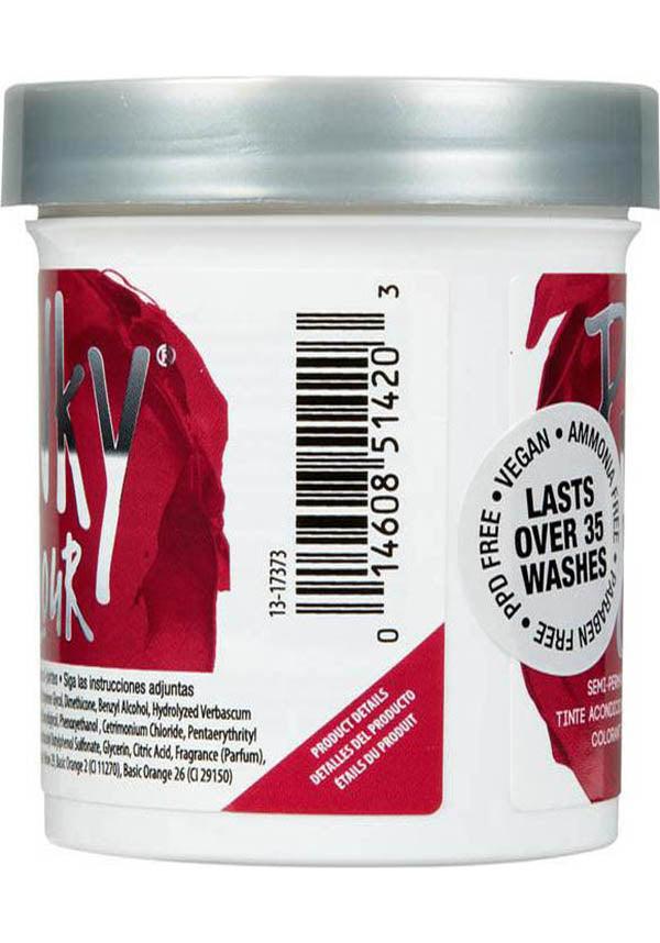 Vibrant Poppy Red Semi - Permanent Conditioning Hair Colour