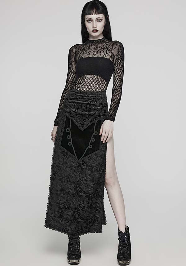 Punk Rave Super Elastic Thorn Mesh Cutout Mini Dress