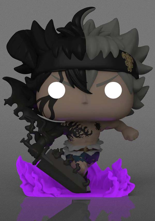 Black Clover Demon Asta Glow-in-the-Dark Collectible POP! Vinyl Figurine [Restricted Sale]