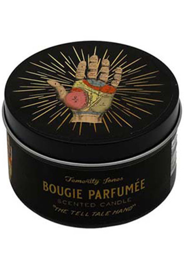 Palmistry-Inspired Scented Candle for Mystical Decor