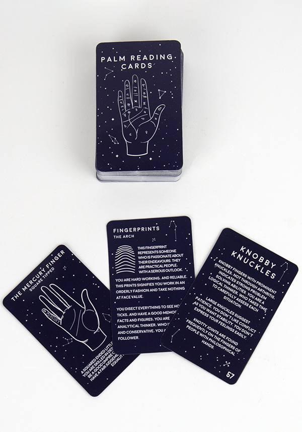 100-Card Kit for On-the-Go Palm Reading Learning