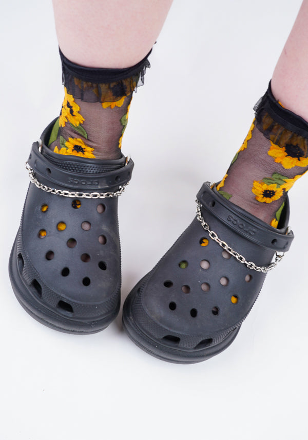 Stylish Metal Shoe Chain Set to Elevate Your Footwear
