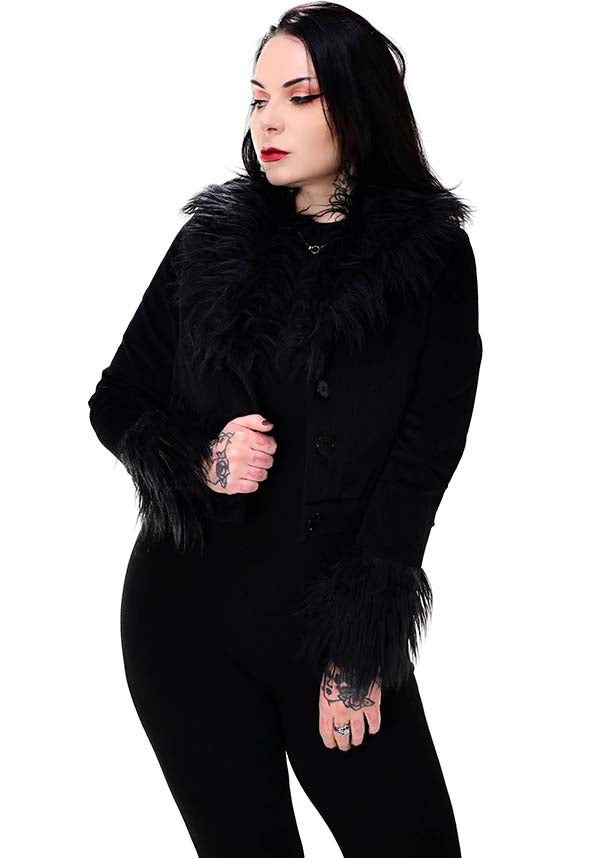 Foxblood's Bailey Black Corduroy Men's/Women's Fashion Jacket