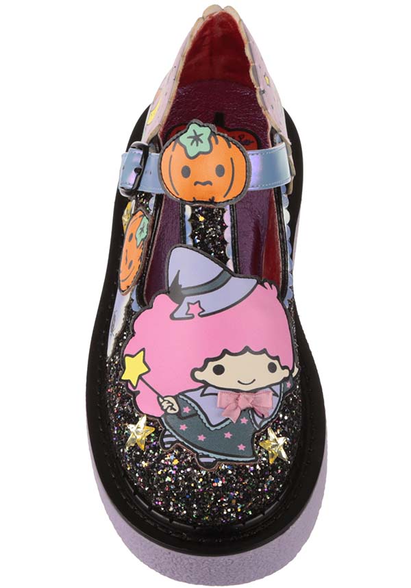 Star Castle CREEPERS - Enchantingly Cute Platform Mary Jane Flats for Halloween and Sanrio Lovers