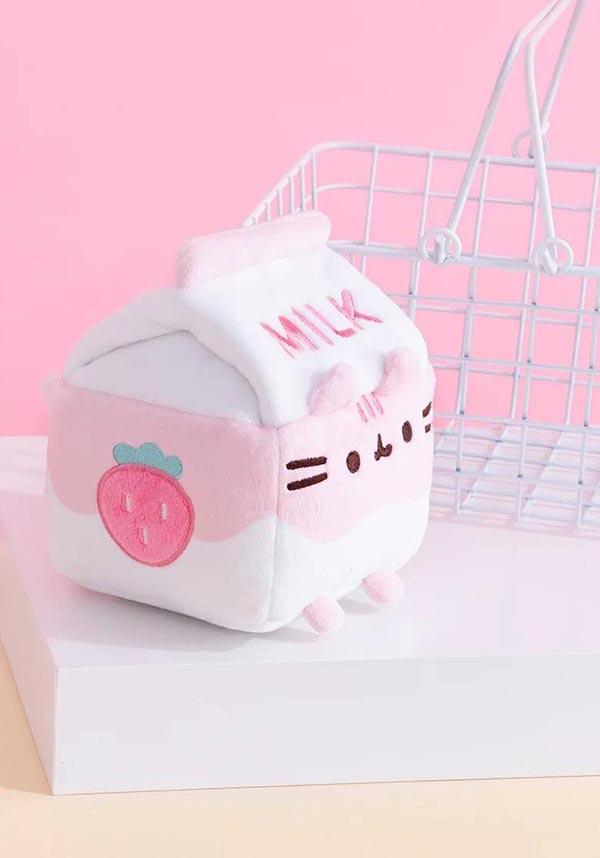 Adorable Pusheen Strawberry Milk Soft Plush for Fans