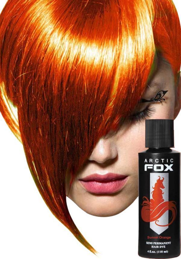 Arctic Fox 118ml Semi - Permanent Sunset Orange Hair Colour