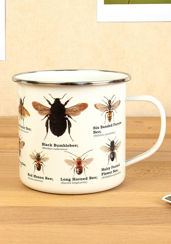 Bee - Stylish Enamel Mug for Bee Lovers