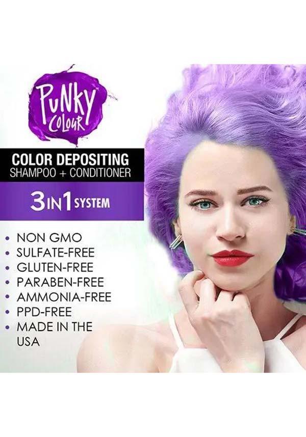 Purpledacious: 3-in-1 Colorful Shampoo & Conditioner for Vibrant Hair