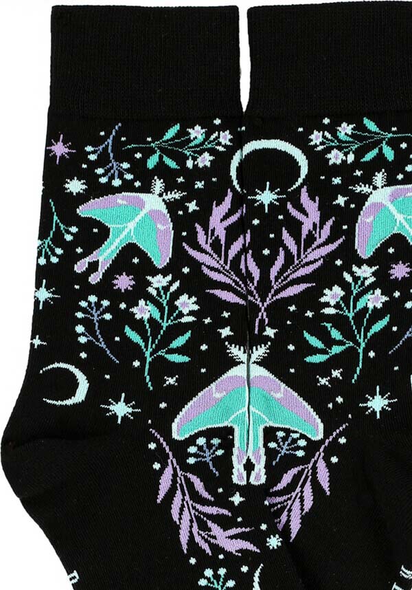 Restyle's Enchanting Moonglow Breathable & Stretchy Socks