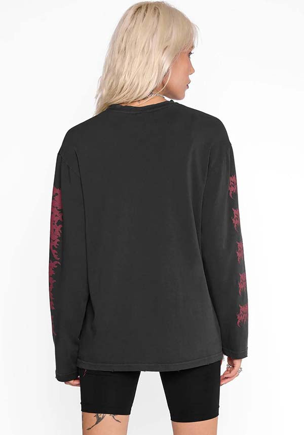 Revenant Oversized Long Sleeve Men's and Women's T-Shirt