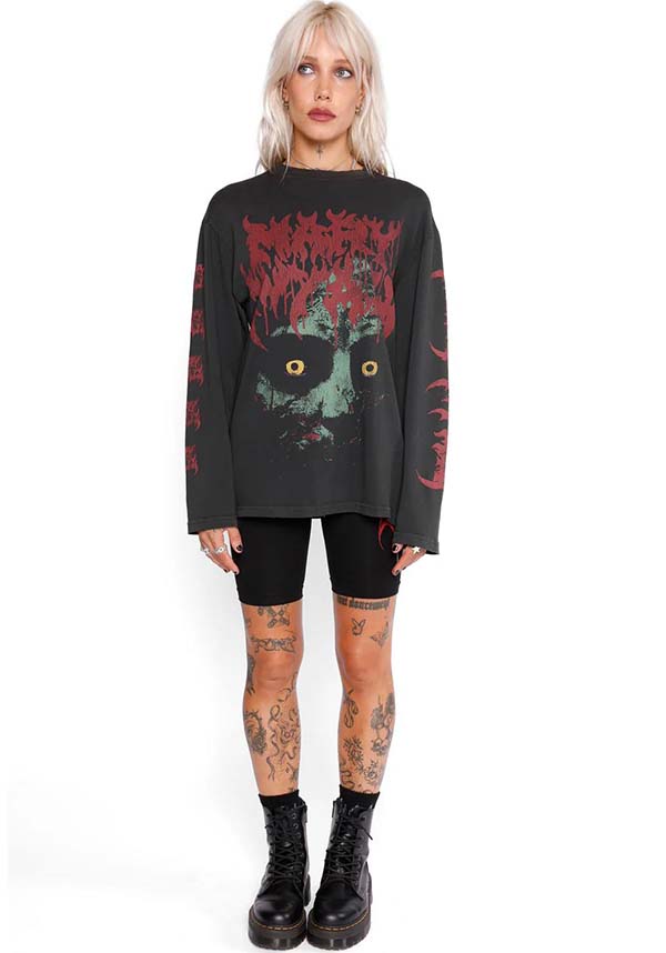 Revenant Oversized Long Sleeve Men's and Women's T-Shirt