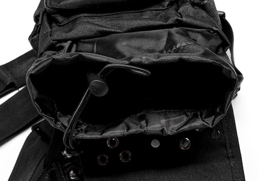 Stylish Blade Adjustable WAIST BAG with Punk Decoration