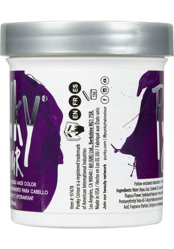 Punky Semi - Permanent Purple Hair Colour Creme for a Vibrant Look