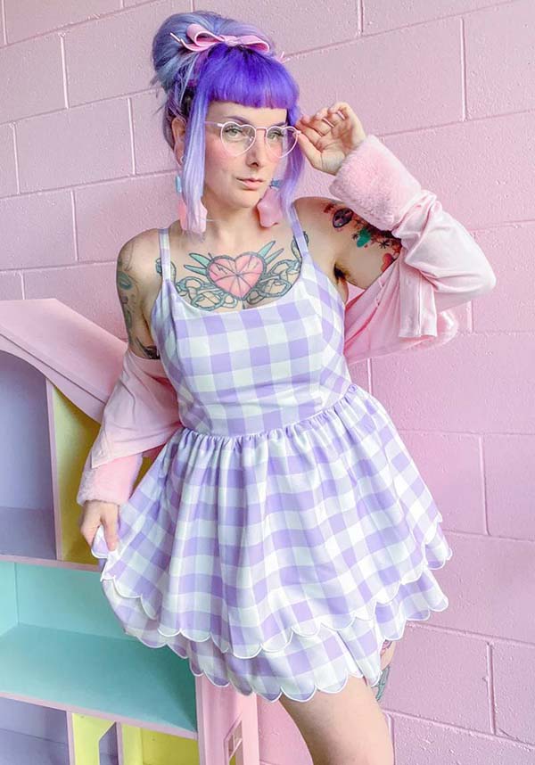 My Violet's Lavender Gingham Best Day Ever Sundress - A Must - Have Summer Dress