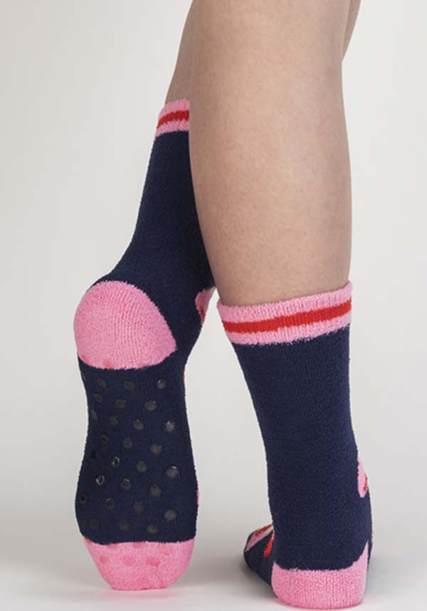 Enchanting Magic Mushroom Crew Slipper Socks for Both Genders