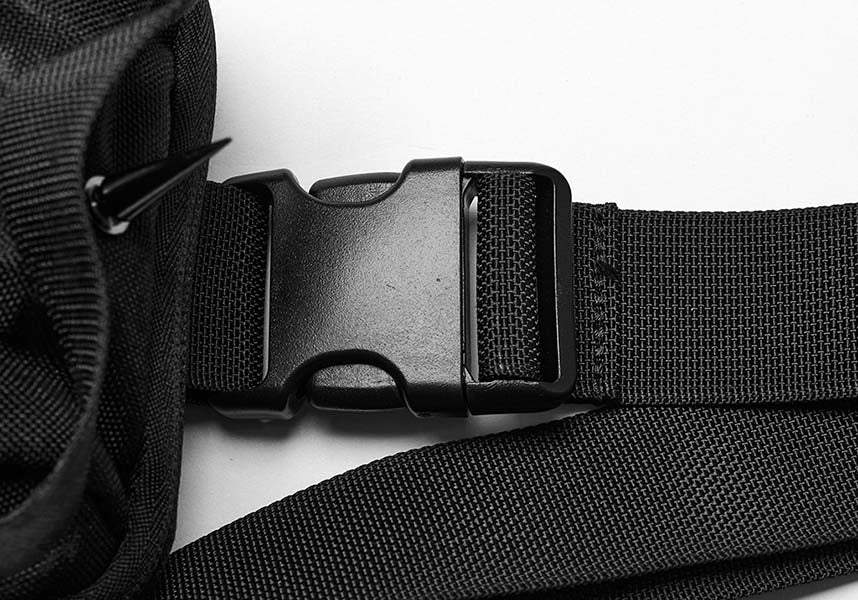 Punk Rave Maeve Durable Nylon Techwear Gothic-Inspired Sling Bag