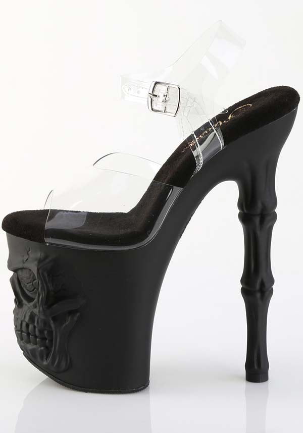 PREORDER! RAPTURE-808 Black Platform Heel Shoes for a Striking Look