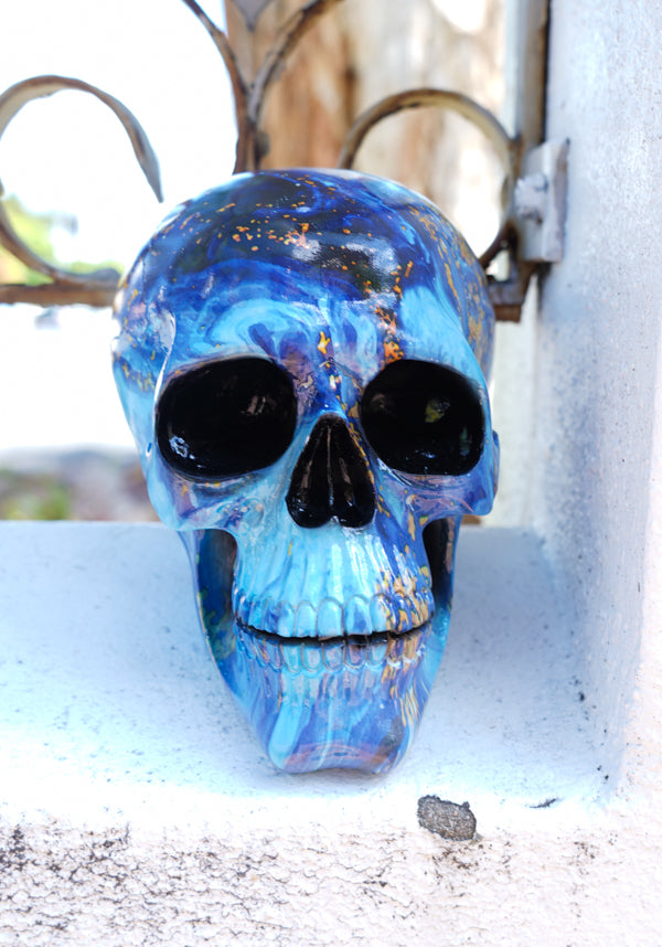 Gothic Decorative Poseidon's Grave Skull Statue