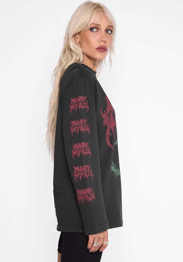 Revenant Oversized Long Sleeve Men's and Women's T-Shirt