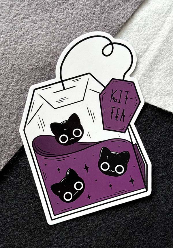 Kit-Tea Decorative Adhesive Sticker
