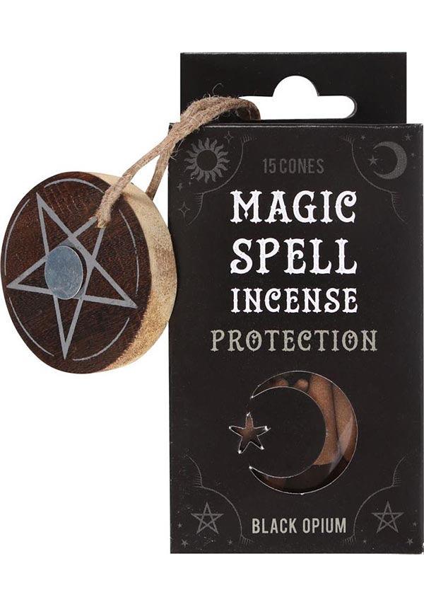 Enchanting Magic Spell Incense Cones with Pentagram Holder