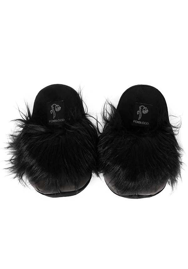 Super Comfy and Plush Krampus Hoof Vegan Slippers